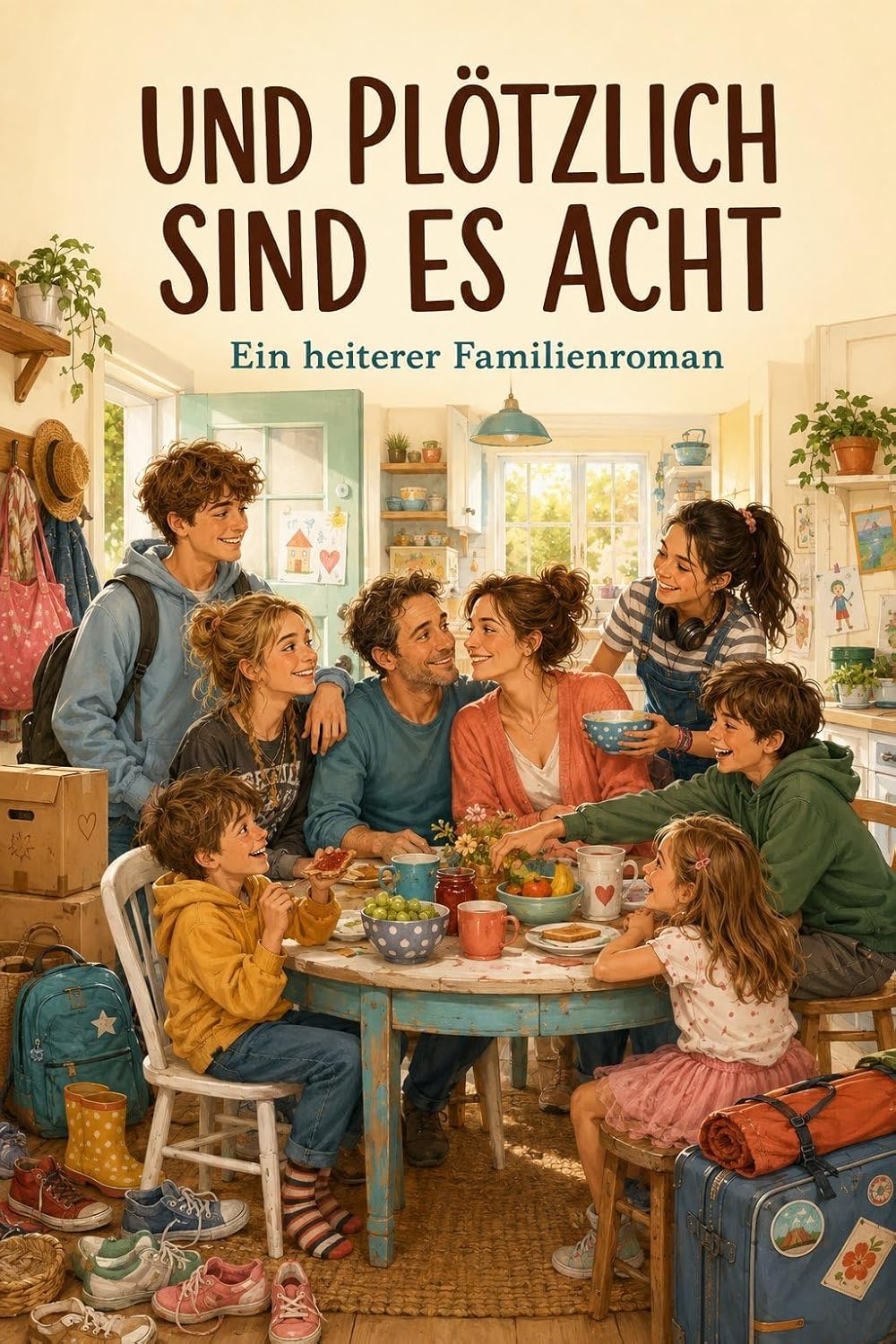 Buchcover: UND PLÖTZLICH SIND ES ACHT